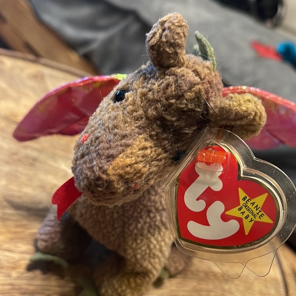 Ty Beanie Baby -1998 “Scorch” the Dragon Vintage NWT!! - Picture 4 of 14